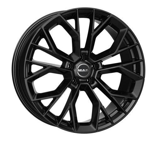 20'' 5x112 MAK Stilo-D Gloss Black ET58 10J