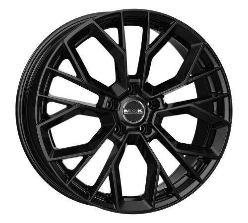 22'' 5x112 MAK Stilo Gloss Black ET25 10J