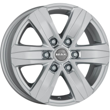 16'' 6x125 MAK Stone 6 Silver ET50 6.5J