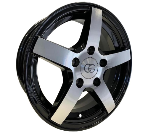 14'' 4x100 GG Trailer Black Polished  ET30 5.5J