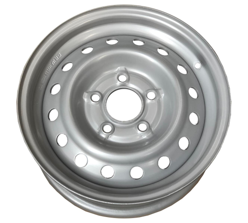 14'' 4x100 SRW Steel Trailer Silver  ET30 5.5J