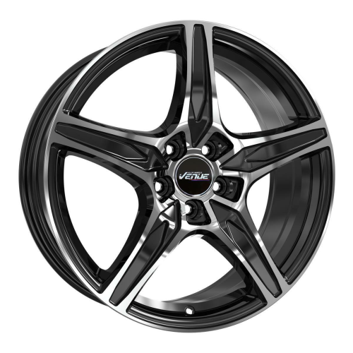 18'' 5x108 Venue VL5 Black Polish ET42 8J