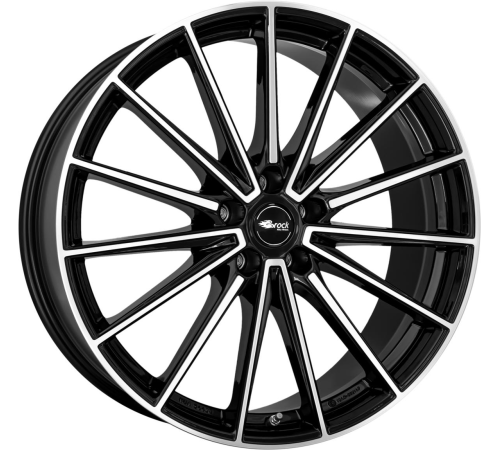 20'' 5x114.3 Brock B43 Schwarz Glanz Voll-Poliert (SGVP) ET35 7.5J