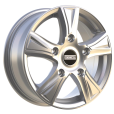 16'' 5x108 Fondmetal PRO1 Glossy Silver ET42 6.5J