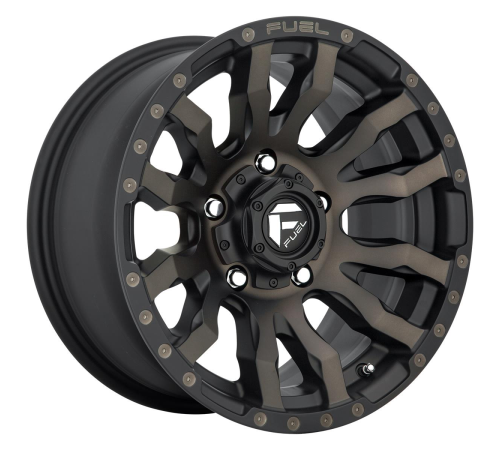 20'' 6x139.7 Fuel D674 Blitz Matte Black Double Dark Tint ET1 9J