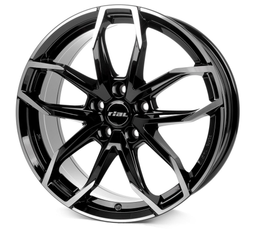 18'' 5x114.3 Rial Lucca diamond-black frontpolished ET39 8J