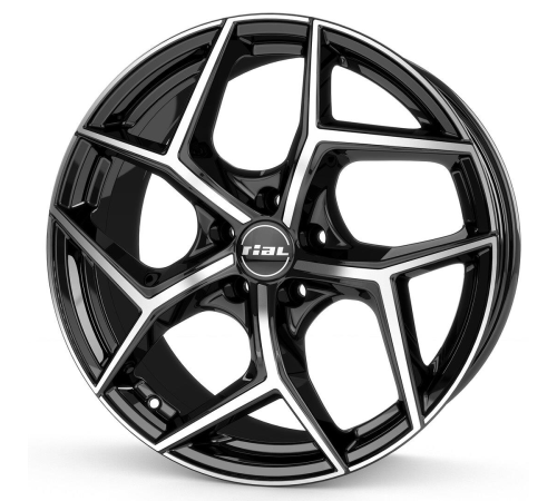 18'' 5x108 Rial Salento diamond-black frontpolished ET45 8J