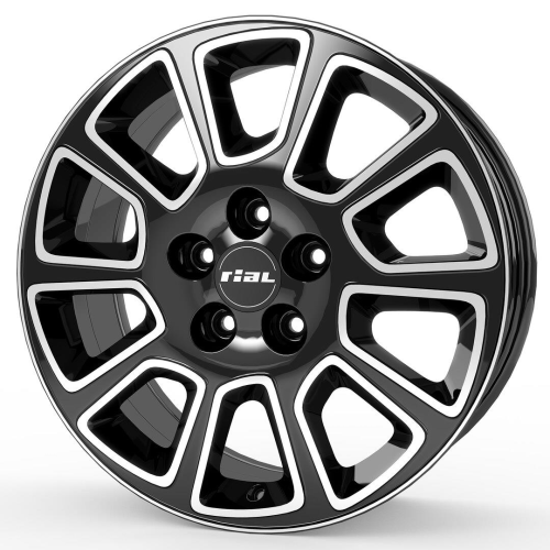 16'' 5x120 Rial Transporter 2 diamond-black frontpolished ET60 6.5J