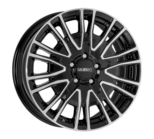 17'' 5x118 Dezent KE dark Black/polished ET63 7J