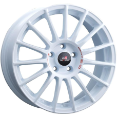 18'' 5x114.3 OZ Racing Superturismo TGR-WRT Race White + Red Lettering ET45 8J