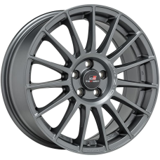 17'' 4x100 OZ Racing Superturismo TGR-WRT Matt Graphite + Silver Lettering ET42 7J