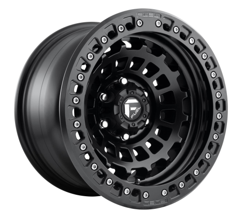 17'' 6x139.7 Fuel D101 Zephyr Beadlock Matte Black ET-15 9J