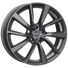 19'' 5x114.3 MAK Panorama Gloss Gun Metallic  ET47 8.5J