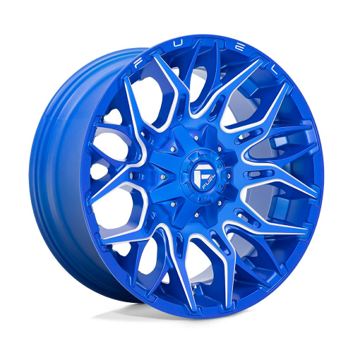 20'' 6x139.7 Fuel D770 Twitch Anodized Blue Milled ET1 9J