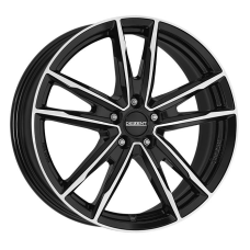 16'' 5x100 Dezent KF dark Black/polished ET35 6J