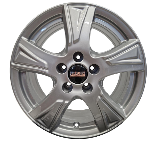16'' 5x108 Fondmetal PRO1 Glossy Silver ET42 6.5J