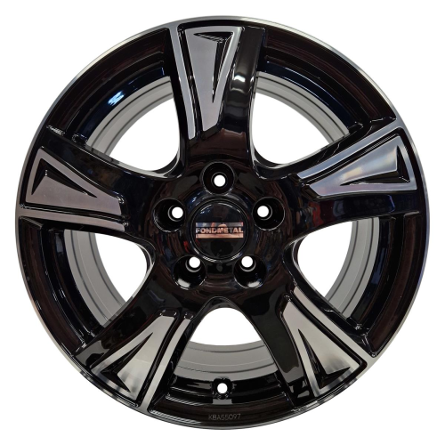 16'' 5x108 Fondmetal PRO1 Glossy Black Machined ET42 6.5J