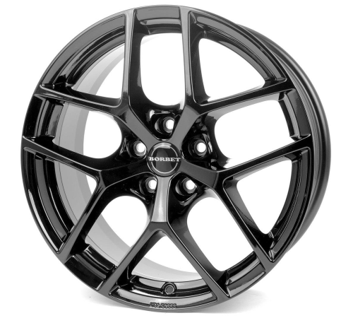 16'' 5x100 Borbet Y black glossy ET38 6.5J