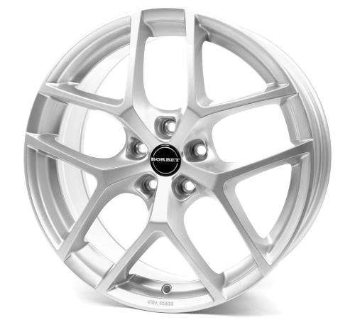 16'' 5x100 Borbet Y Crystal Silver ET38 6.5J