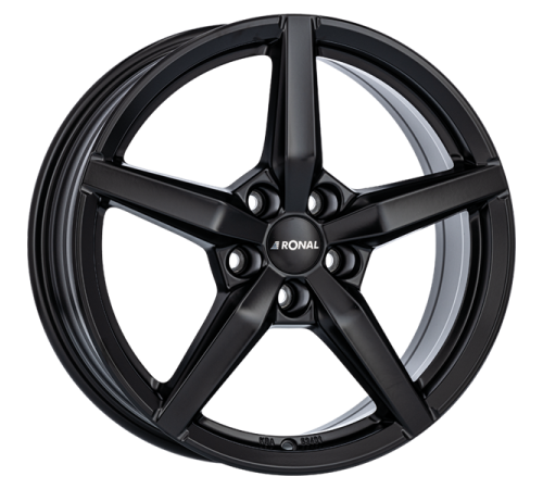 17" 5x108 Ronal R69 JET BLACK-MATT ET44 7.5J