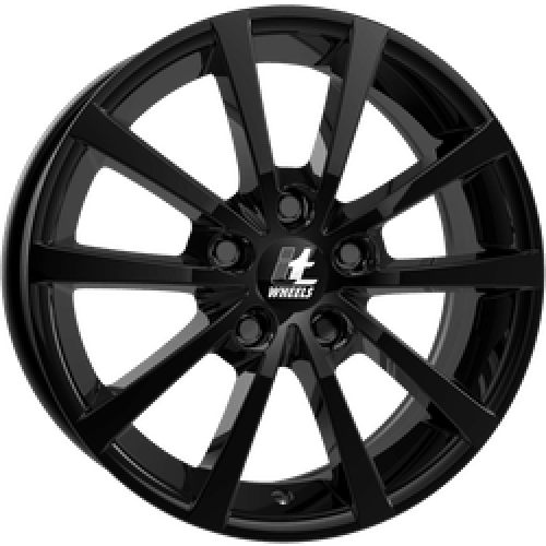 15" 5x100 IT WHEELS ALICE GLOSS BLACK ET40 6.0J