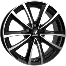 16" 5x112 IT WHEELS ELENA GLOSS BLACK POLISHED ET46 6.5J