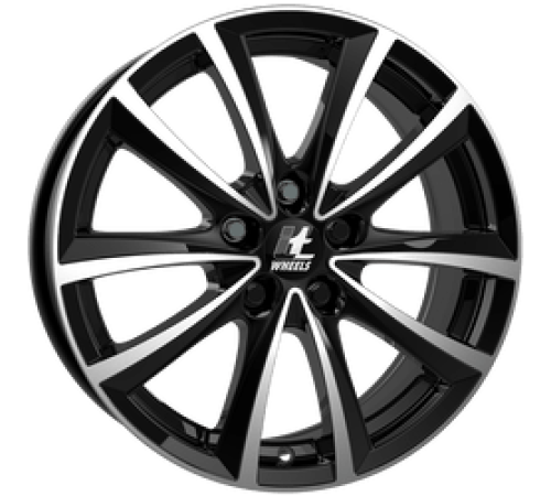 17" 5x108 IT WHEELS ELENA GLOSS BLACK POLISHED ET45 7.0J