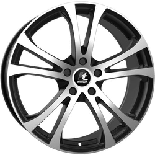 20" 5x114.3 IT WHEELS MICHELLE MATT BLACK POLISHED ET40 8.5J