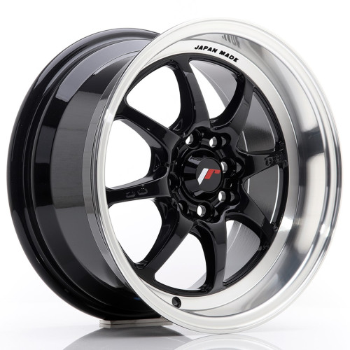JR WHEELS TF2 15X7,5 ET10 4X100/114 GLOSS BLACK