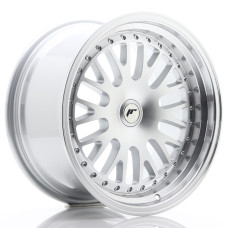 JR WHEELS JR10 17X9 ET25-30 BLANK SILVER MACHINED FACE