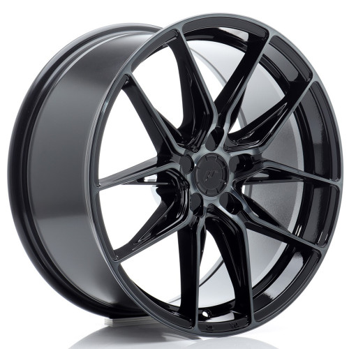 JR WHEELS JR44 18X8 ET20-42 5H BLANK BLACK MACHINED W/ TINTED FACE