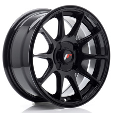 JR WHEELS JR11 15X7 ET30 4H BLANK GLOSS BLACK